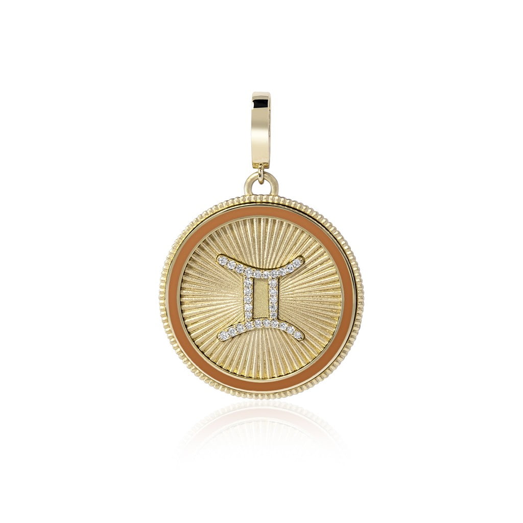 Gemini Zodiac Coin Savolinna Jewelry