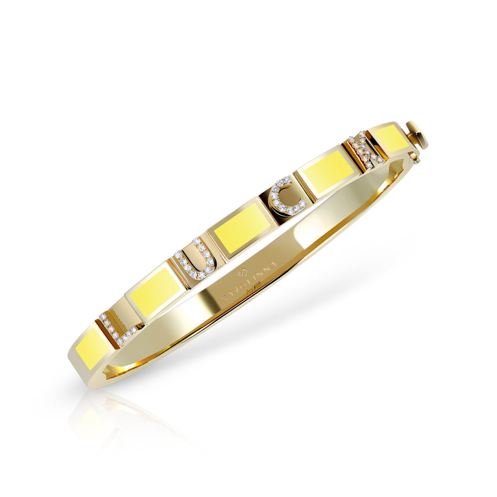 “Make Your Own Luck” Duo Charm Bangle